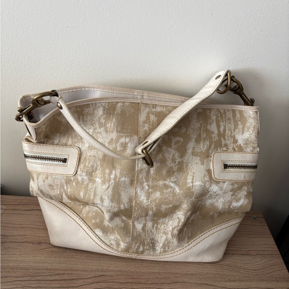 Coach Y2K vintage Hobo Shoulder bag 10010 brass coin fringe - Picture 2 of 13